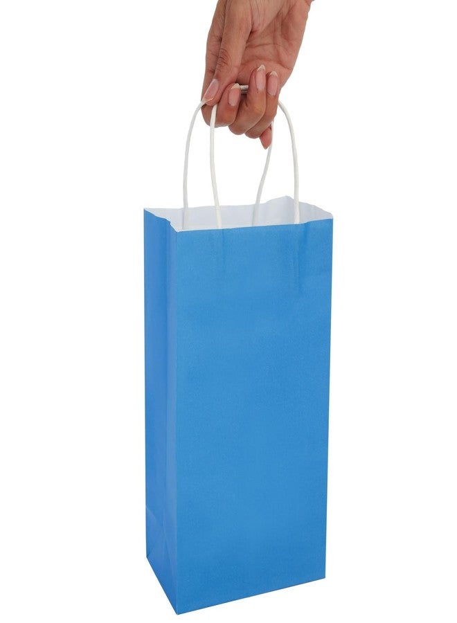 BLUE PANDA Gift Bags - 9 x 5 x 3 In, 25-Pack, Blue - Party Favor Bags with Handles for Candy & Treats - Image 5